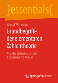 Grundbegriffe der elementaren Zahlentheorie