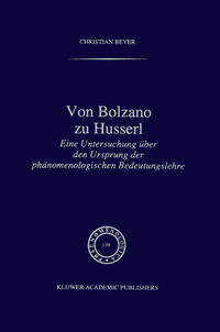 Von Bolzano zu Husserl