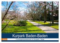 Kurpark Baden-Baden (Wandkalender 2025 DIN A2 quer), CALVENDO Monatskalender