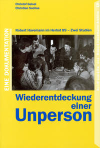 Wiederentdeckung einer Unperson