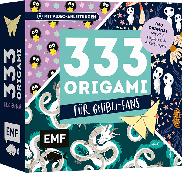 333 Origami – Für Ghibli-Fans – Niedliche Papiere falten