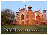 INDIEN - bunt und geheimnisvoll (Wandkalender 2025 DIN A3 quer), CALVENDO Monatskalender