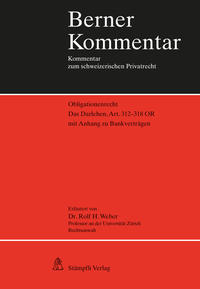 Das Darlehen, Art. 312-318 OR