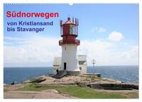 Südnorwegen - von Kristiansand bis Stavanger (Wandkalender 2025 DIN A2 quer), CALVENDO Monatskalender