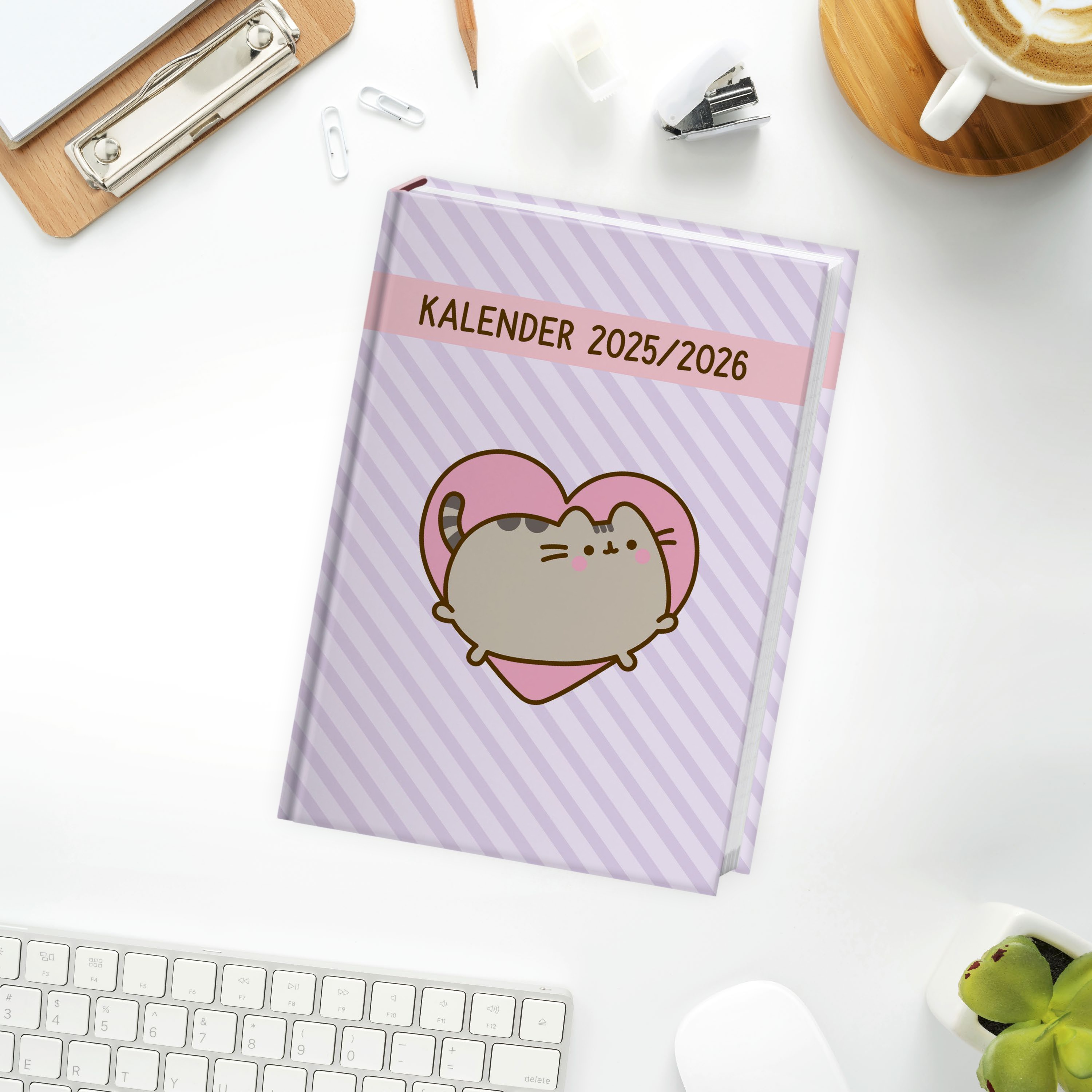 Pusheen 17-Monats-Kalenderbuch A5 2026 - 17 Monate. Von August 2025 bis Dezember 2026