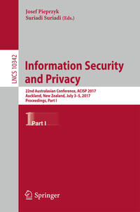 Information Security and Privacy