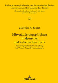 Mitveräußerungspflichten im deutschen und italienischen Recht