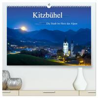 Kitzbühel. Die Stadt im Herz der Alpen (hochwertiger Premium Wandkalender 2025 DIN A2 quer), Kunstdruck in Hochglanz