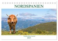 Nordspanien - Wunderschönes Asturien (Tischkalender 2025 DIN A5 quer), CALVENDO Monatskalender