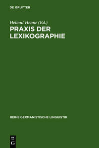 Praxis der Lexikographie