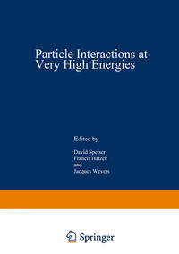 Particle Interactions at Very High Energies