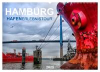 Hamburg Hafenerlebinstour (Wandkalender 2025 DIN A2 quer), CALVENDO Monatskalender