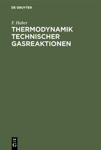 Thermodynamik technischer Gasreaktionen