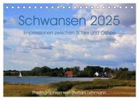 Schwansen 2025. Impressionen zwischen Schlei und Ostsee (Tischkalender 2025 DIN A5 quer), CALVENDO Monatskalender