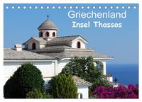 Griechenland - Insel Thassos (Tischkalender 2025 DIN A5 quer), CALVENDO Monatskalender