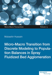 Micro-Macro Transition from Discrete Modeling to Population Balances in Spray Fluidized Bed Agglomeration