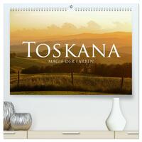 Toskana – Magie der Farben (hochwertiger Premium Wandkalender 2025 DIN A2 quer), Kunstdruck in Hochglanz