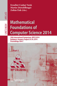 Mathematical Foundations of Computer Science 2014