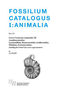 Fossilium Catalogus Animalia Pars 158