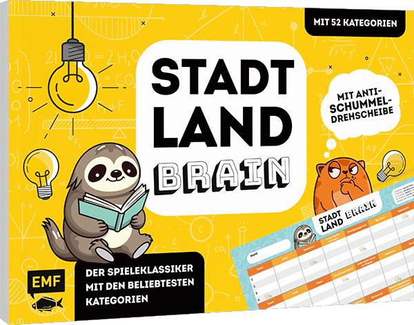 Stadt, Land, Brain – Der Spieleklassiker mit den beliebtesten Kategorien