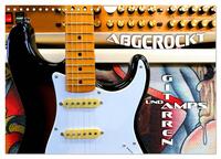 Gitarren und Amps - abgerockt (Wandkalender 2025 DIN A4 quer), CALVENDO Monatskalender