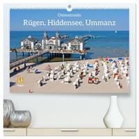 Ostseeinseln Rügen, Hiddensee, Ummanz (hochwertiger Premium Wandkalender 2025 DIN A2 quer), Kunstdruck in Hochglanz