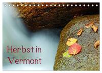 Herbst in Vermont (Tischkalender 2025 DIN A5 quer), CALVENDO Monatskalender