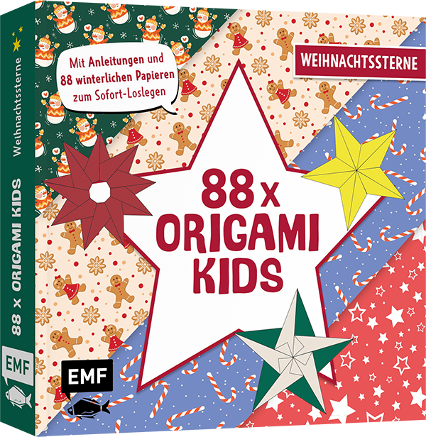 88 x Origami Kids – Weihnachtssterne