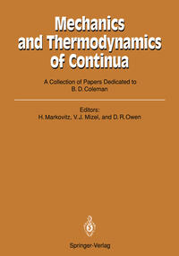 Mechanics and Thermodynamics of Continua