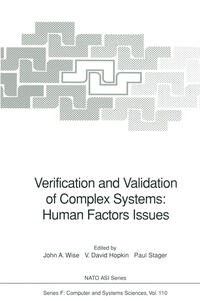 Verification and Validation of Complex Systems: Human Factors Issues