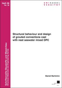 Structural behaviour and design of grouted connections cast with neat seawater mixed OPC