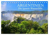 Argentinien. Die Iguazú-Wasserfälle (Tischkalender 2025 DIN A5 quer), CALVENDO Monatskalender