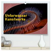 Unterwasser Kunstwerke (hochwertiger Premium Wandkalender 2025 DIN A2 quer), Kunstdruck in Hochglanz