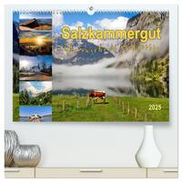 Salzkammergut, überraschend vielseitig (hochwertiger Premium Wandkalender 2025 DIN A2 quer), Kunstdruck in Hochglanz