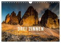 Drei Zinnen. Sextner Dolomiten (Wandkalender 2025 DIN A4 quer), CALVENDO Monatskalender