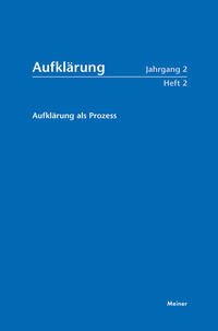 Aufklärung, Band 2/2: Aufklärung als Prozess