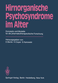 Hirnorganische Psychosyndrome im Alter