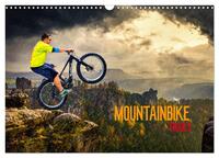 Mountainbike Trails (Wandkalender 2025 DIN A3 quer), CALVENDO Monatskalender