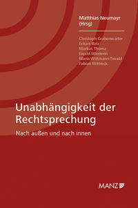 Unabhängigkeit der Rechtsprechung Nach außen und nach innen