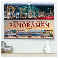 Faszinierende Städte in Deutschland - Panoramen (hochwertiger Premium Wandkalender 2025 DIN A2 quer), Kunstdruck in Hochglanz