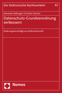 Datenschutz-Grundverordnung verbessern