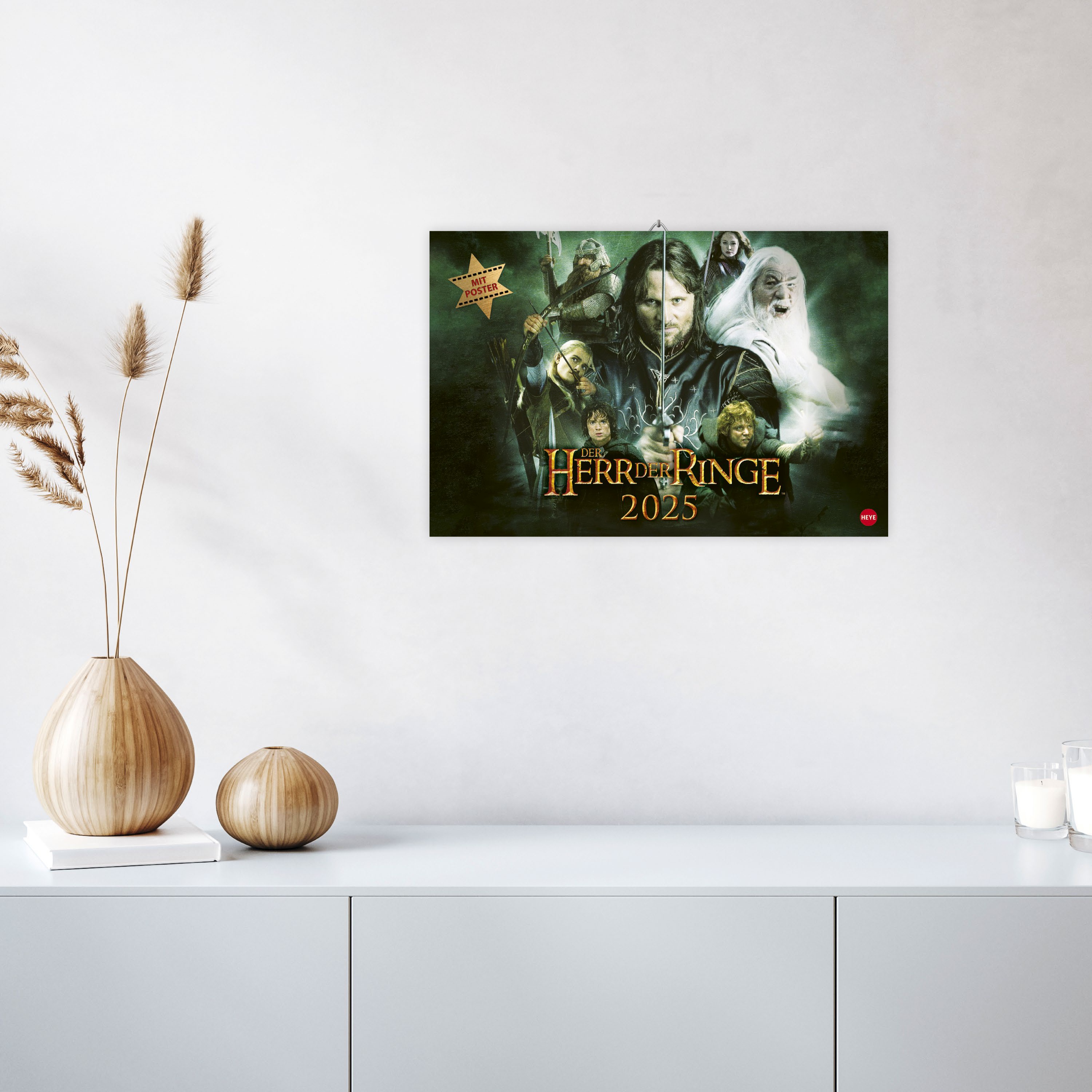 Der Herr der Ringe Broschur XL Kalender 2025