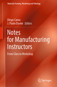 Notes for Manufacturing Instructors