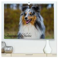 Traumhund Sheltie (hochwertiger Premium Wandkalender 2025 DIN A2 quer), Kunstdruck in Hochglanz