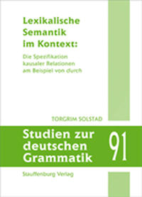 Lexikalische Semantik im Kontext: