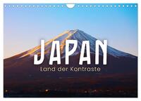 Japan - Land der Kontraste (Wandkalender 2025 DIN A4 quer), CALVENDO Monatskalender