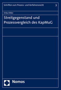 Streitgegenstand und Prozessvergleich des KapMuG