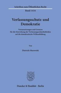 Verfassungsschutz und Demokratie.