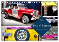 Best of Jeepster - Das Cabrio von Willys-Overland (Wandkalender 2025 DIN A4 quer), CALVENDO Monatskalender