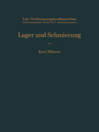 Lager und Schmierung